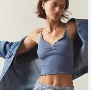 Aurelia Seamless Ribbed Crop Cami – UO Out From Under • XS